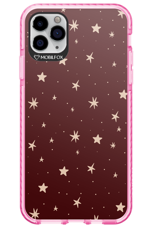 Burgundy Stars - Apple iPhone 11 Pro Max
