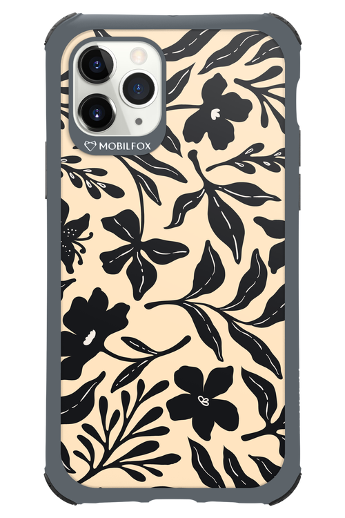 Black Flowers 2.0 - Apple iPhone 11 Pro