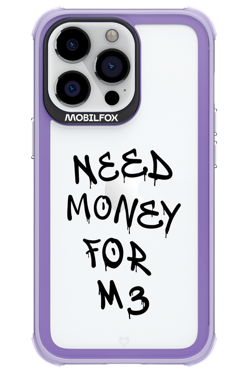 Need M3 Transparent Black - Apple iPhone 13 Pro