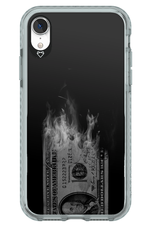 Money Burn B&W 2.0 - Apple iPhone XR