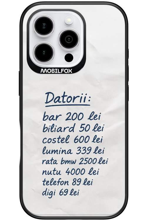 The List - Apple iPhone 16 Pro