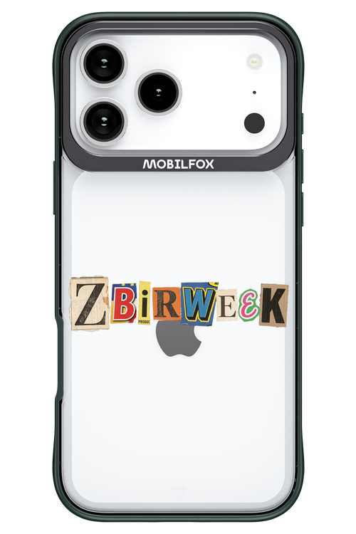 Zbirweek (transparent) 2.0 - Apple iPhone 17 Pro Max