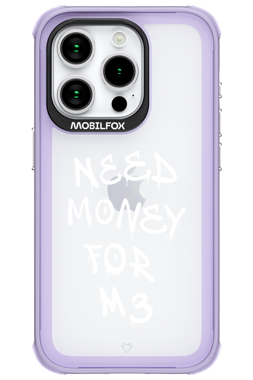 Need M3 Transparent White - Apple iPhone 15 Pro