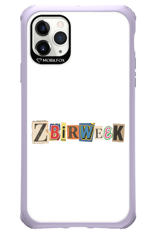 Zbirweek (white) 2.0 - Apple iPhone 11 Pro Max