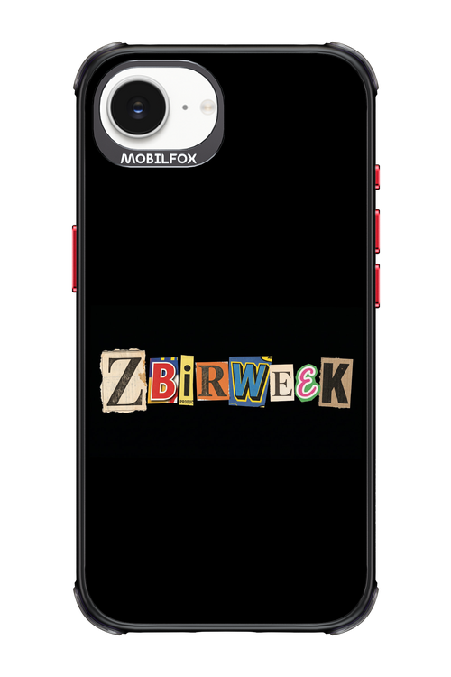 Zbirweek (black) 2.0 - Apple iPhone 17e