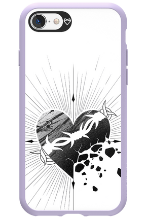 Fekete Szív - Apple iPhone SE 2020