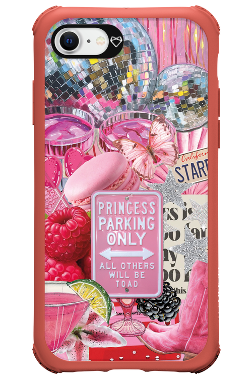 PINK PRINCESS - Apple iPhone 8