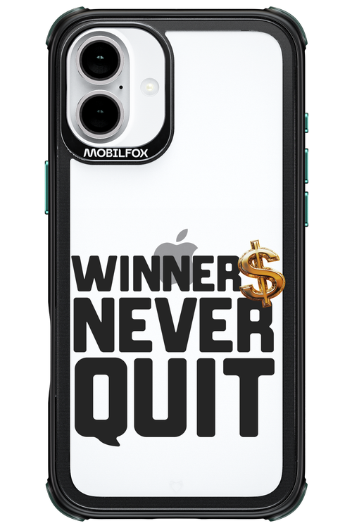 Winners Never Quit - Apple iPhone 16 Plus