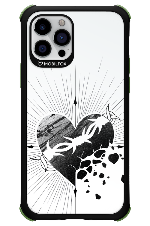 Fekete Szív - Apple iPhone 12 Pro