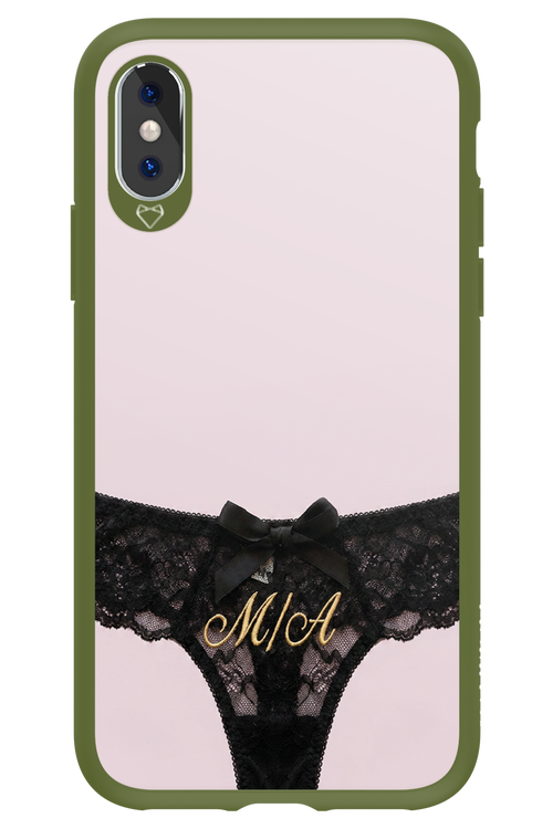 Black Panties 2.0 - Apple iPhone X