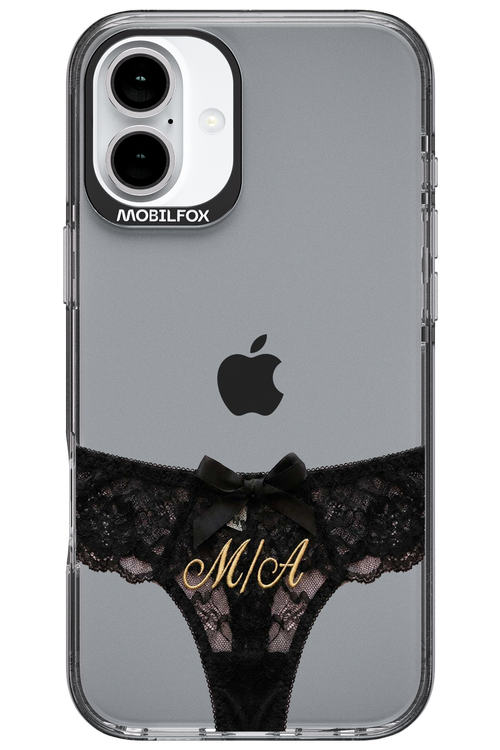 Black Panties Transparent 2.0 - Apple iPhone 16 Plus