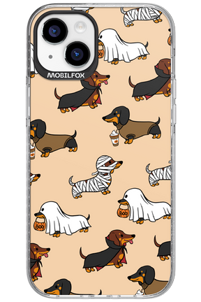Scary Dachshund - Apple iPhone 15 Plus