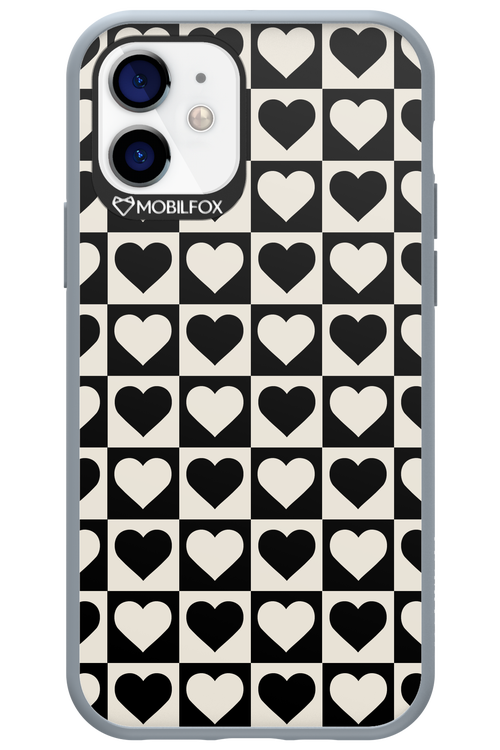 Checkered Heart - Apple iPhone 12