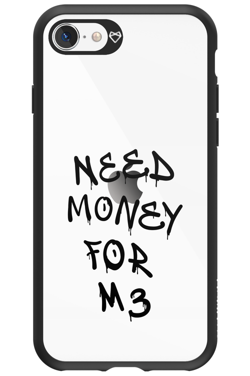 Need M3 Transparent Black - Apple iPhone SE 2020