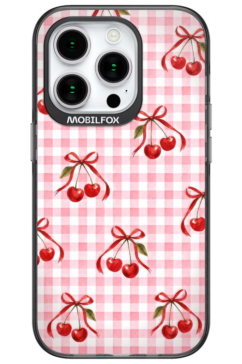 Pink Cherry Checked 2.0 - Apple iPhone 15 Pro