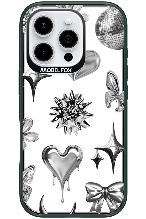 Silver Zone Transparent - Apple iPhone 16 Pro