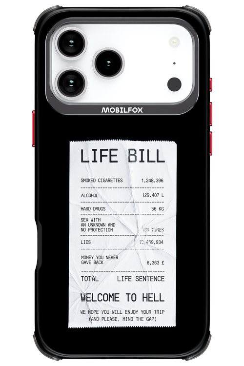 bill 2.0 - Apple iPhone 17 Pro Max