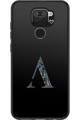 ⁠ ⁠Azteca A Chrome Logo - Xiaomi Redmi Note 9