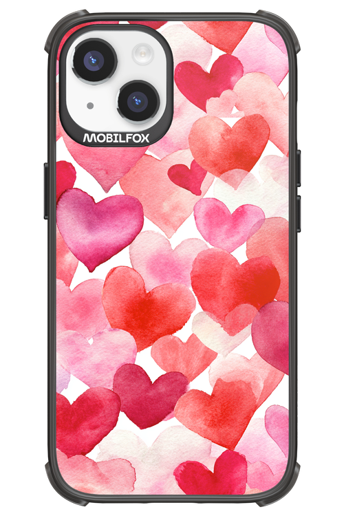 Water Painted Heart - Apple iPhone 14