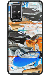 Car Montage Negative - Samsung Galaxy A71