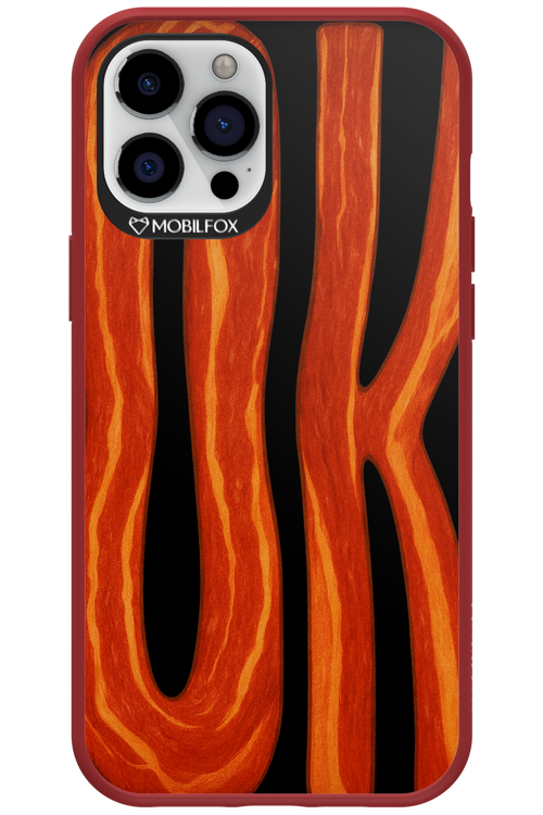 OK (Black-Red) - Apple iPhone 12 Pro Max