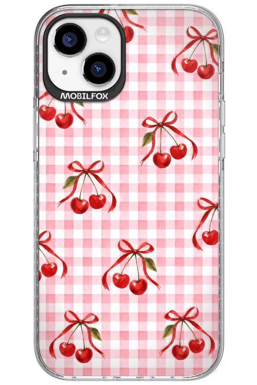 Pink Cherry Checked 2.0 - Apple iPhone 15 Plus
