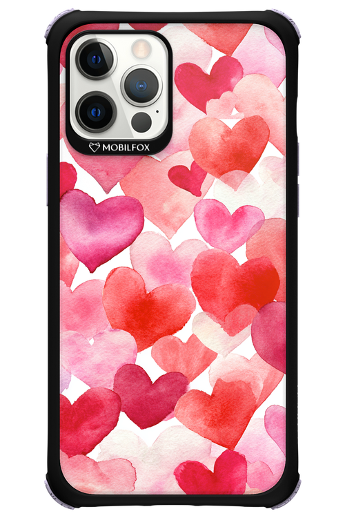 Water Painted Heart 2.0 - Apple iPhone 12 Pro Max