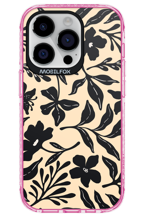 Black Flowers 2.0 - Apple iPhone 14 Pro
