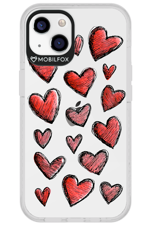 Red Love Transparent 2.0 - Apple iPhone 13