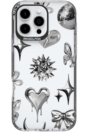 Silver Zone Transparent - Apple iPhone 16 Pro Max
