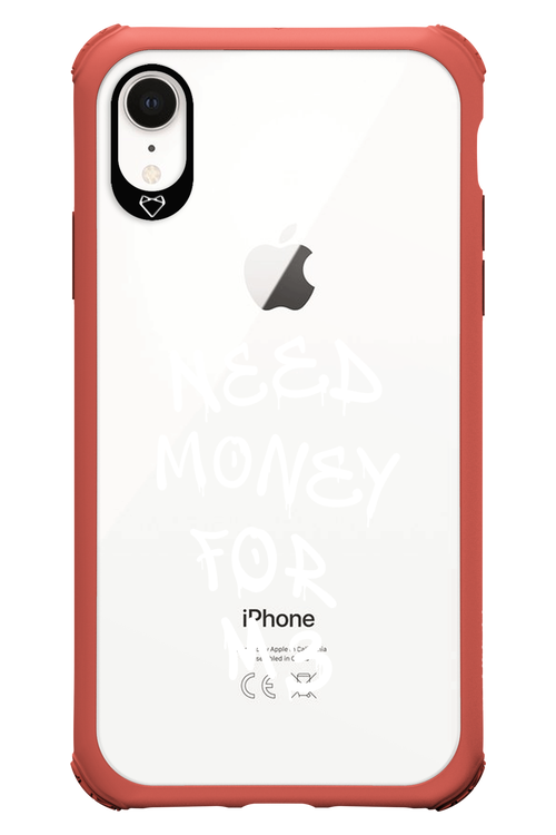 Need M3 Transparent White - Apple iPhone XR