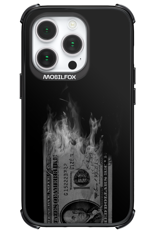 Money Burn B&W 2.0 - Apple iPhone 14 Pro