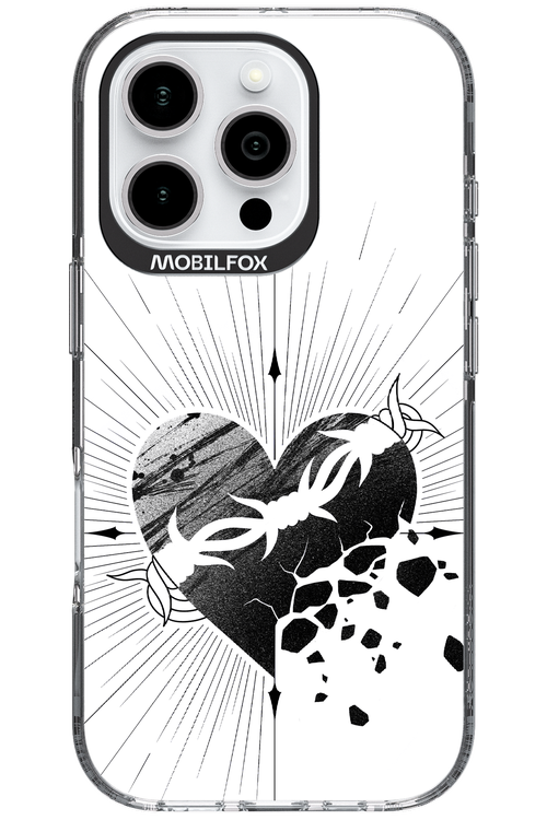 Fekete Szív 2.0 - Apple iPhone 16 Pro