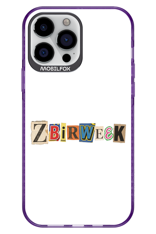 Zbirweek (white) 2.0 - Apple iPhone 13 Pro Max