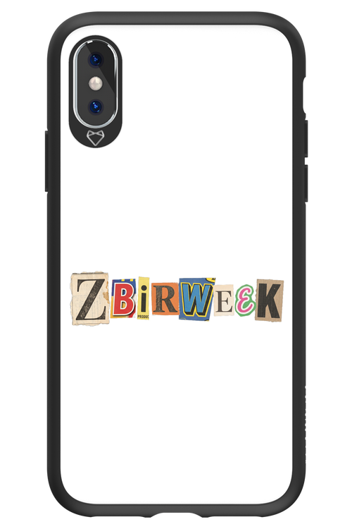 Zbirweek (white) 2.0 - Apple iPhone X