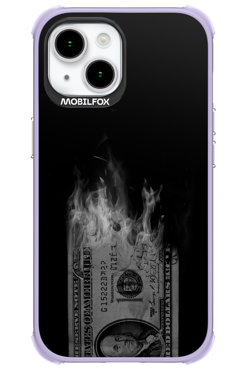 Money Burn B&W 2.0 - Apple iPhone 15