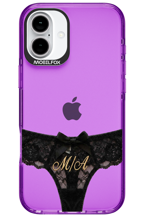 Black Panties Transparent 2.0 - Apple iPhone 16 Plus