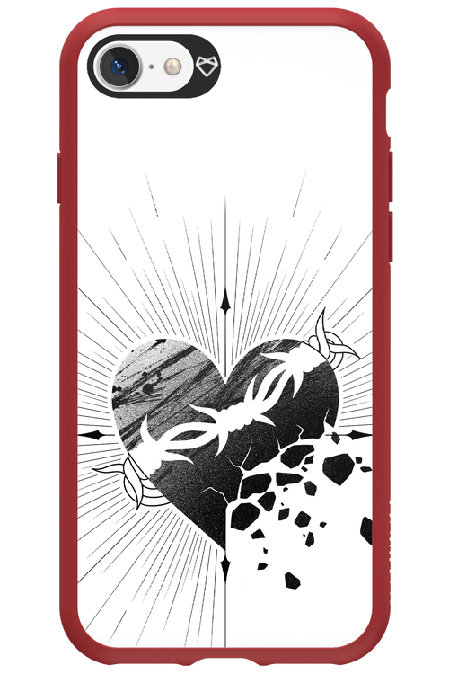 Fekete Szív - Apple iPhone 7