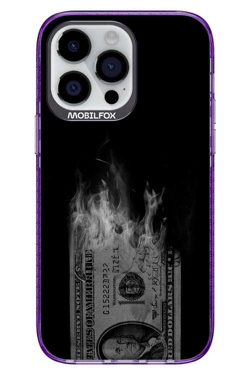 Money Burn B&W 2.0 - Apple iPhone 14 Pro Max