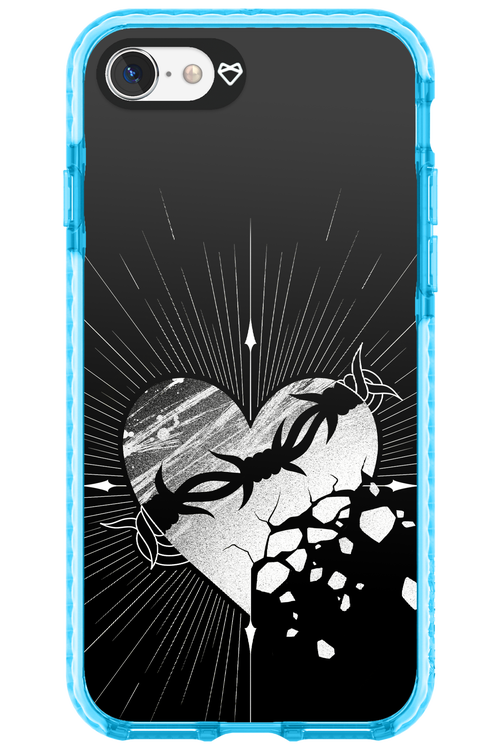 Fehér Szív - Apple iPhone 7