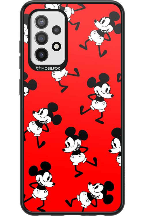 Iconic Mouse (red pattern) - Samsung Galaxy A72