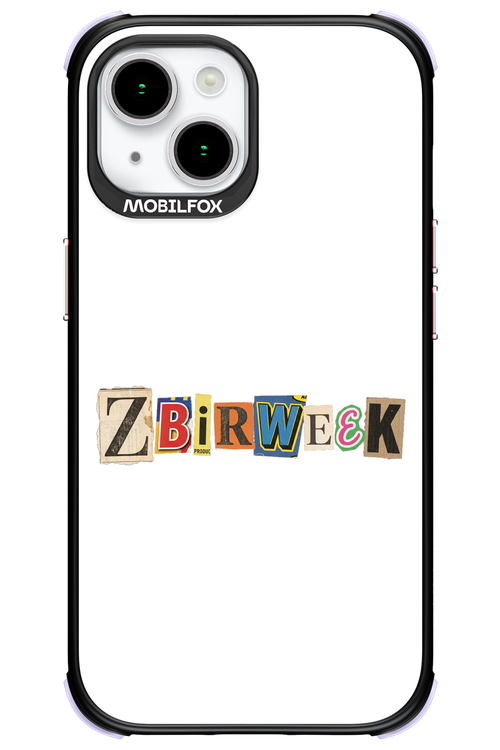 Zbirweek (white) 2.0 - Apple iPhone 15