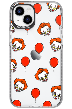 Mystery Clown (Transparent) - Apple iPhone 15 Plus