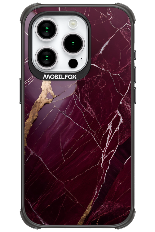 Burgundy Marble 2.0 - Apple iPhone 15 Pro