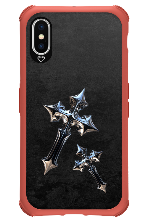 Chrome Crosses 2.0 - Apple iPhone XS
