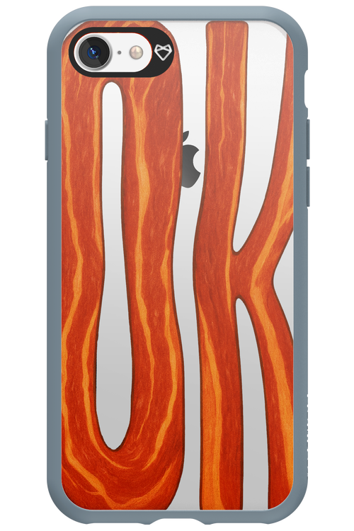 O K (Transparent) - Apple iPhone 7