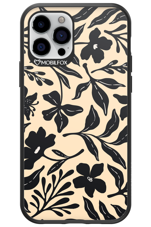 Black Flowers 2.0 - Apple iPhone 12 Pro