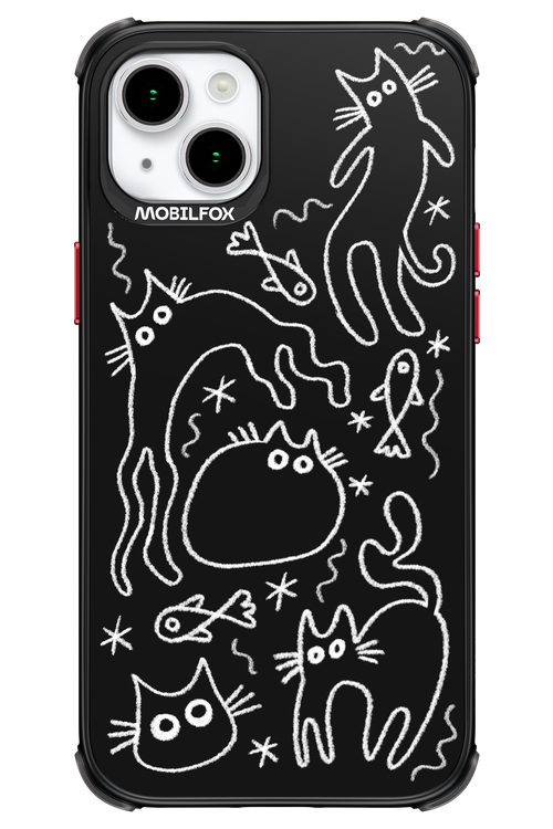 CHALK_CATS 2.0 - Apple iPhone 15 Plus