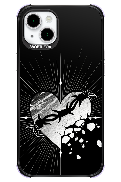 Fehér Szív 2.0 - Apple iPhone 15 Plus