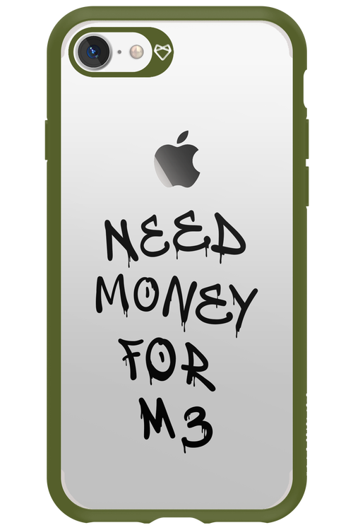 Need M3 Transparent Black - Apple iPhone 7